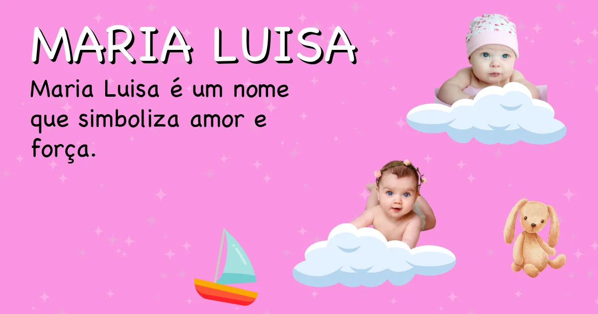 Significado do nome Maria luisa - Descubra a origem e significado deste nome