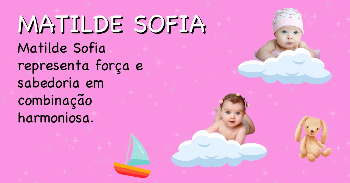 Significado do nome Matilde sofia - Descubra a origem e significado deste nome