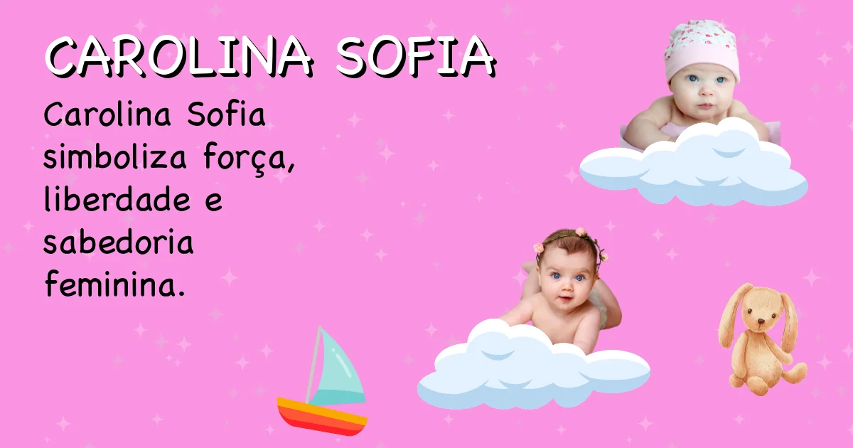 Significado do nome Carolina sofia - Descubra a origem e significado deste nome