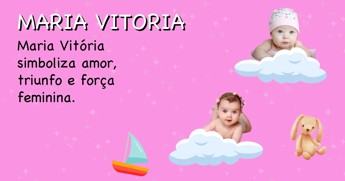 Significado do nome Maria vitoria - Descubra a origem e significado deste nome