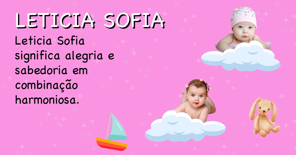 Significado do nome Leticia sofia - Descubra a origem e significado deste nome
