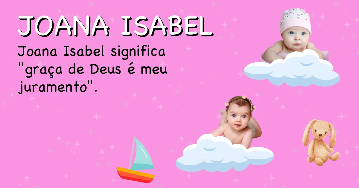 Significado do nome Joana isabel - Descubra a origem e significado deste nome