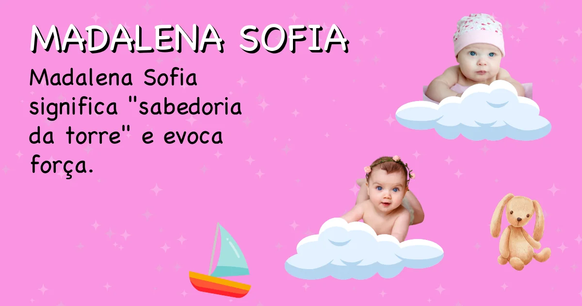 Significado do nome Madalena sofia - Descubra a origem e significado deste nome