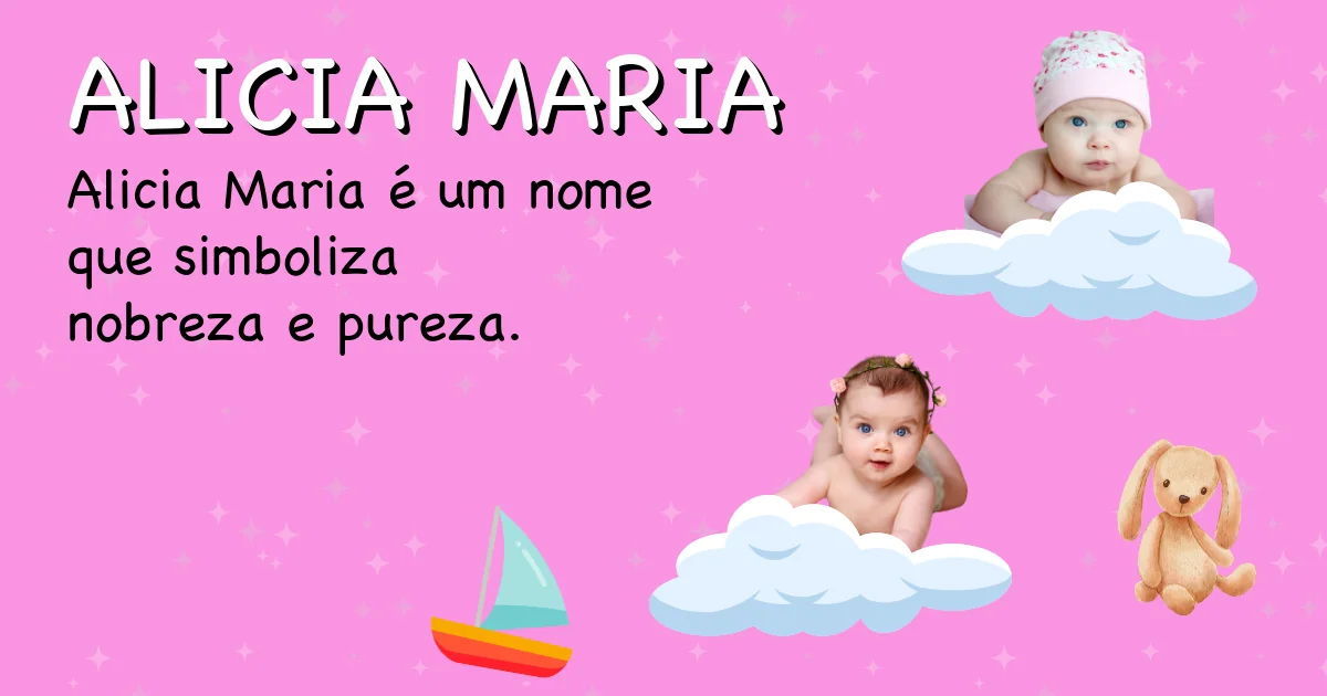 Significado do nome Alicia maria - Descubra a origem e significado deste nome