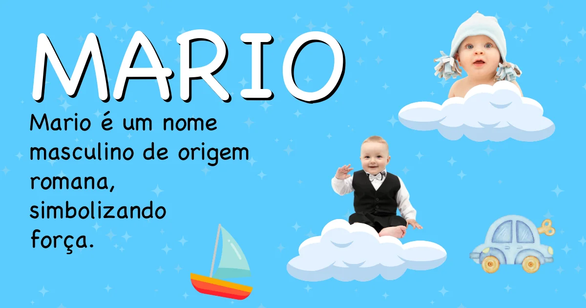 Significado do nome Mario - Descubra a origem e significado deste nome