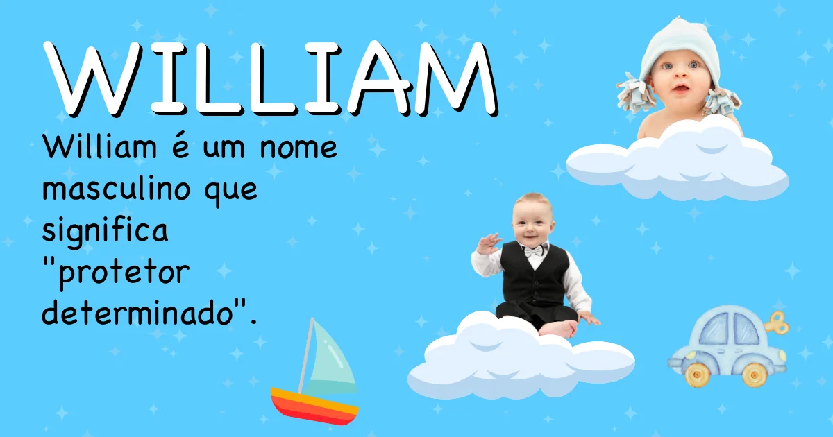 Significado do nome William - Descubra a origem e significado deste nome