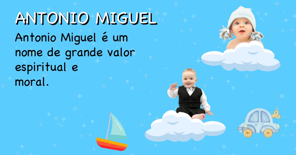 Significado do nome Antonio miguel - Descubra a origem e significado deste nome