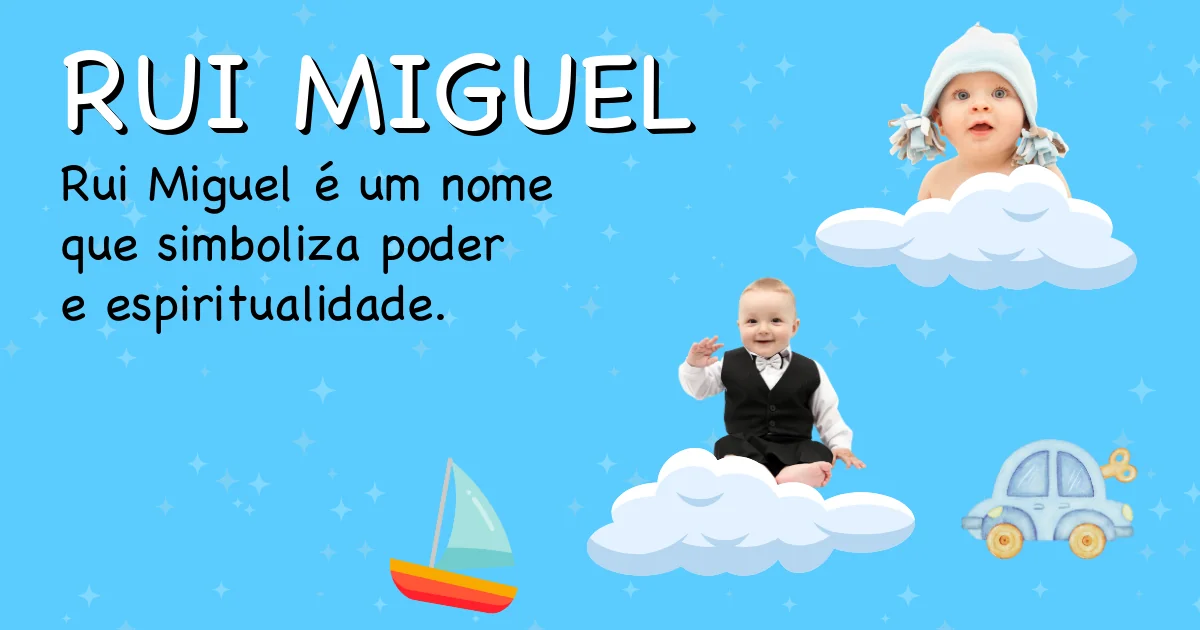 Significado do nome Rui miguel - Descubra a origem e significado deste nome