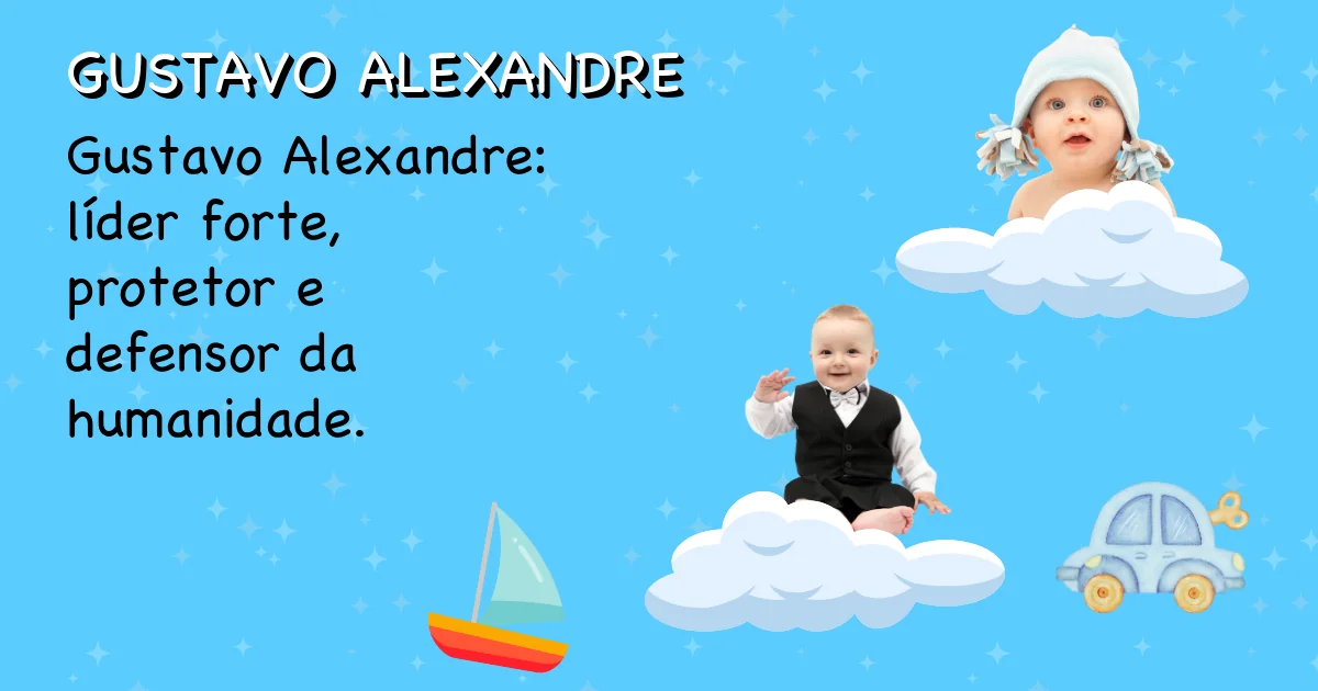 Significado do nome Gustavo alexandre - Descubra a origem e significado deste nome
