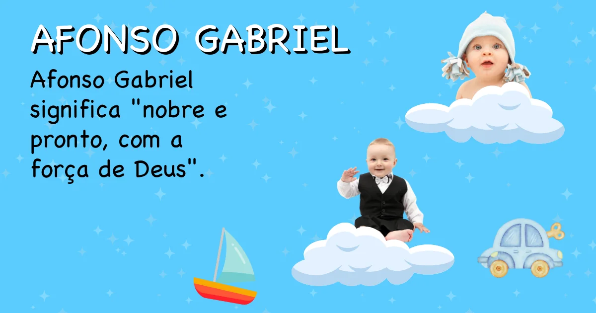 Significado do nome Afonso gabriel - Descubra a origem e significado deste nome